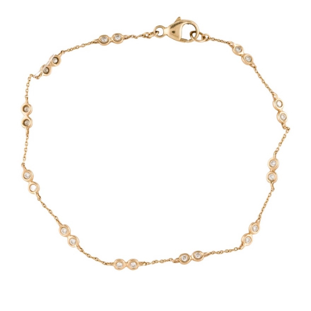 Dana Rebecca Designs 14K Diamond Station Bracelet - Picture 3 of 5